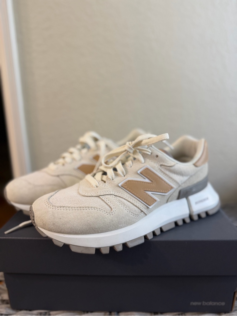 New Balance Beige and Tan Women's Sneakers